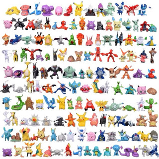 Miniaturas 12, 24, 48 ou 72 Pokémon Pikachu Sortidos Bonecos Miniatura Brinquedo Figura Anime Colecionável Para Crianças