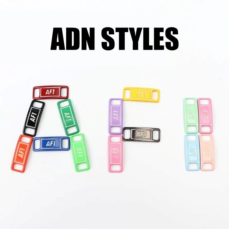 1 par de pingente de metal para cadarço de tênis serve em todas as numerações e tamanhos de cadarços