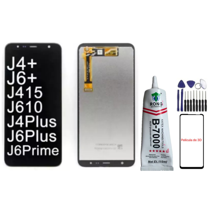 Frontal Touch Lcd Display Tela Compatível Galaxy J4 Plus J6 Plus J4 Core SM-J415F SM-J610F SM-J410D