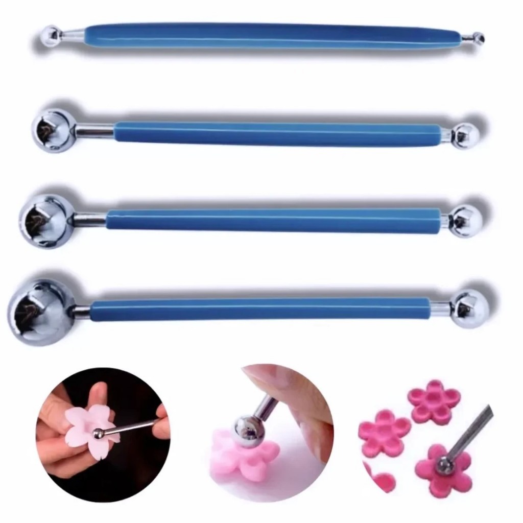 Estecas Boleadoras 8 tamanhos cor azul