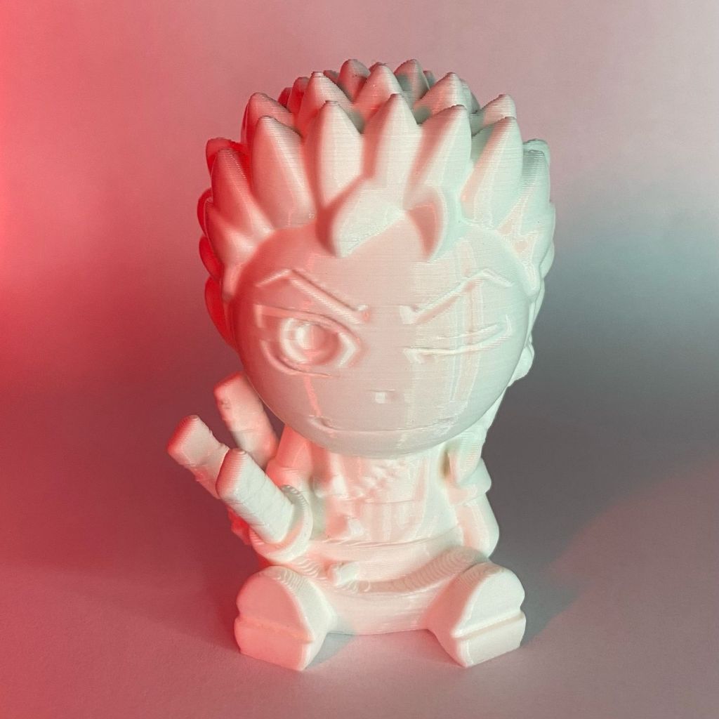 Action Figure Chibi One Piece - Zoro - Anime Figura de Ação Brinquedo Em Plastico
