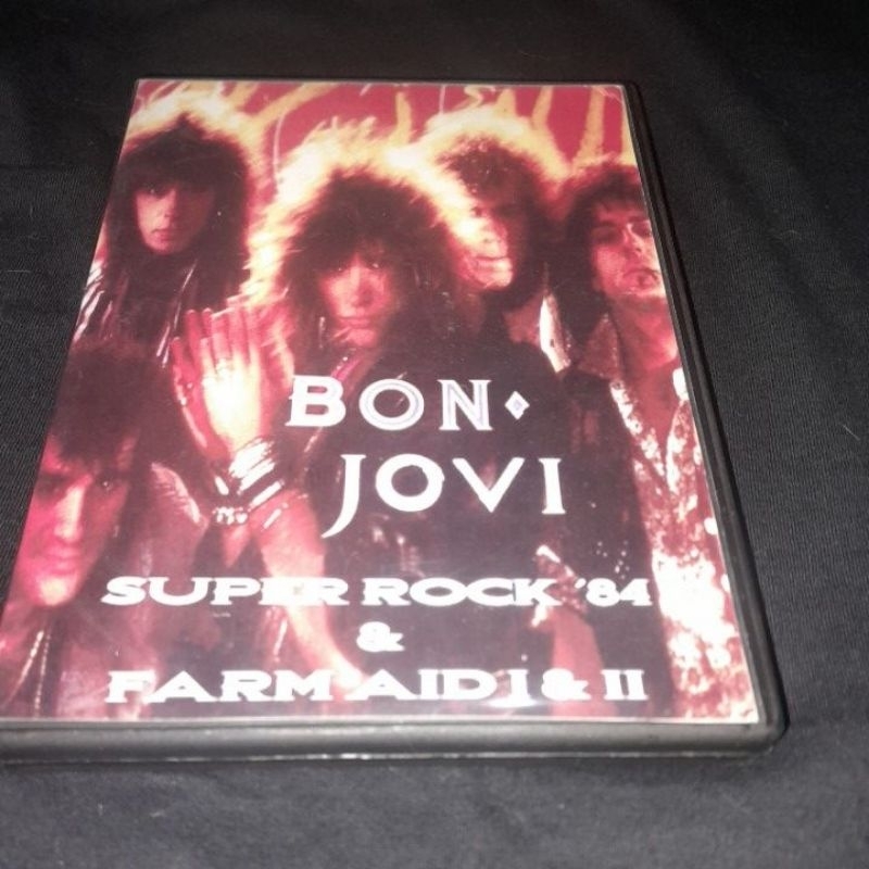 DVDr - Bon Jovi - Super Rock 1984 & Farm Aid I e II - MULTICAMERA