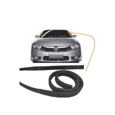 Moldura De Acabamento Das Laterais Do Parabrisa De Veículo Honda Civic Ano 2006