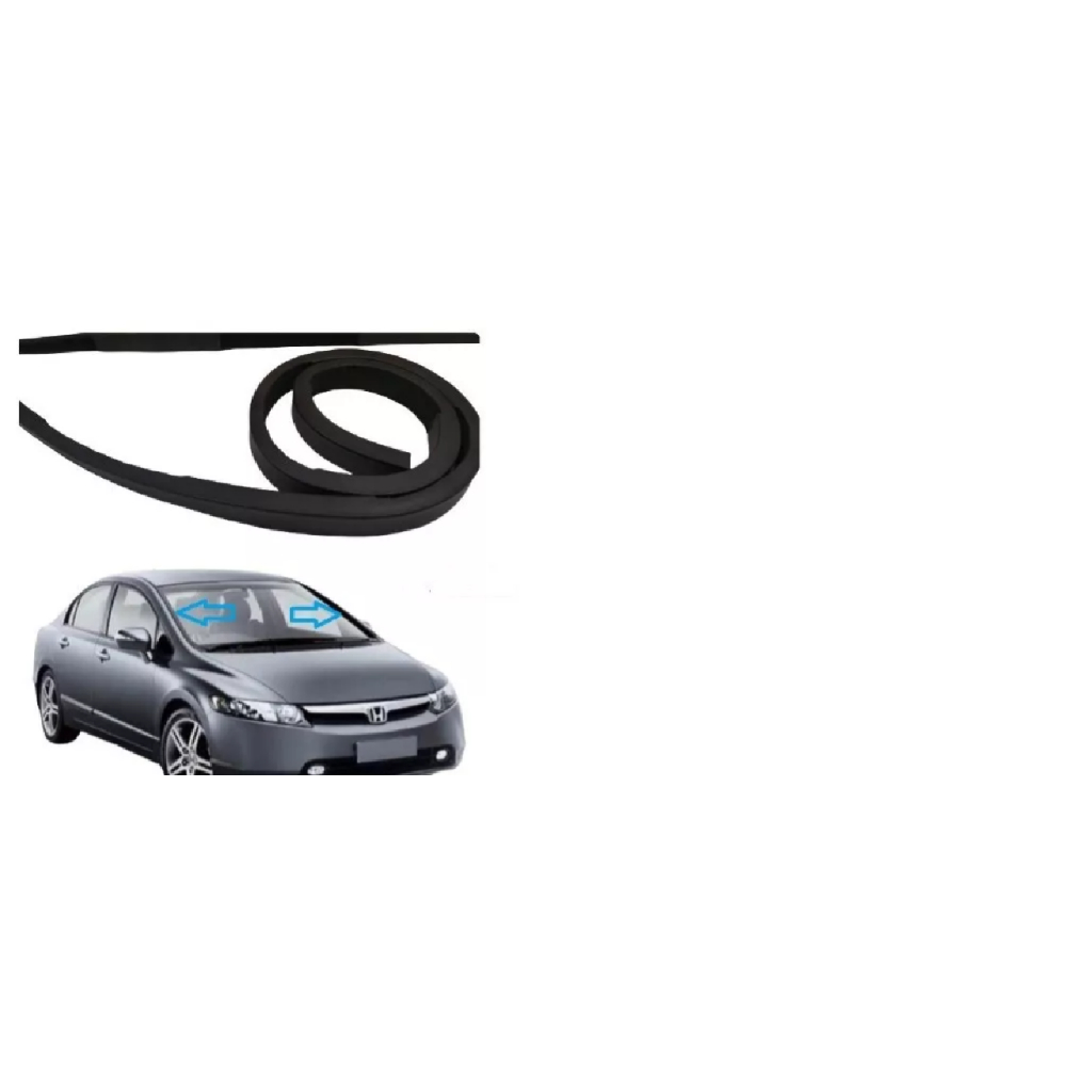 Par De Acabamento Das Laterais Do Parabrisa De Veículo Honda Civic Modelo G8 de 2006 a 2012