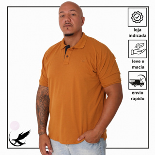Camisa Masculina Polo Plus Size G1 G2 G3  Luxo Otimo Para O Dia a Dia em Oferta na Shopee
