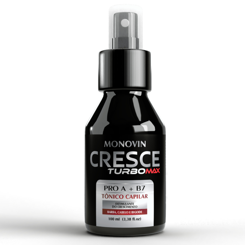 Tônico Turbo 100ml Crescimento capilar Barba E Bigode Sérum Original Registrado ANVISA em Oferta na Shopee