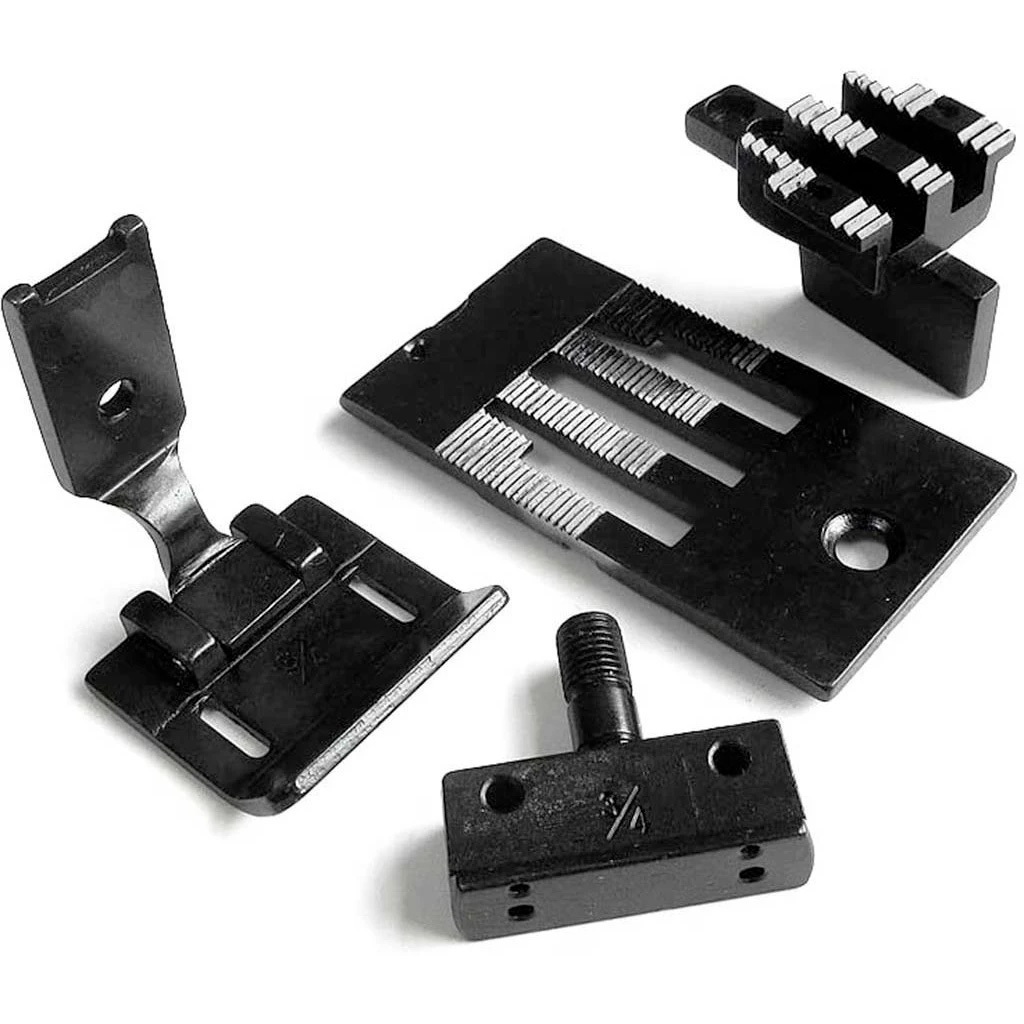 Kit Chapa Dente Calcador Bitola Pespontadeira 2 Agulhas 3/4