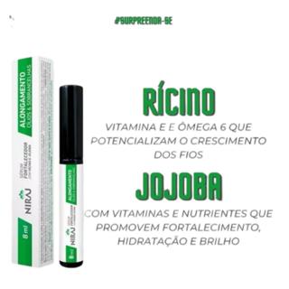Serum Niraj Alongamento Niraj Ricino e Jojoba Cilios e Sobrancelhas - 8ml em Oferta na Shopee