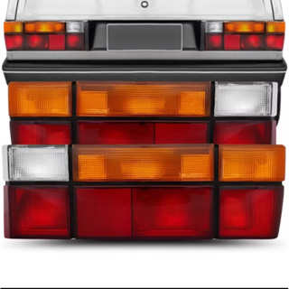 Par De Lanternas Traseiras Gol Quadrado G1 87 A 94 Acrilico Tricolor Ambar em Oferta na Shopee