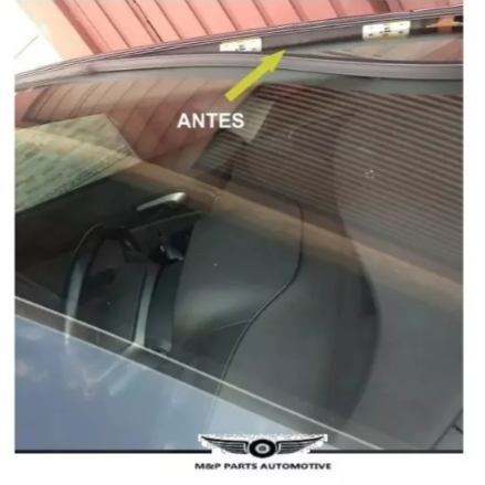 Par De Borracha  De Acabamento Das Laterais Do Parabrisa De Veículo Honda Civic Modelo G8 ano 2008
