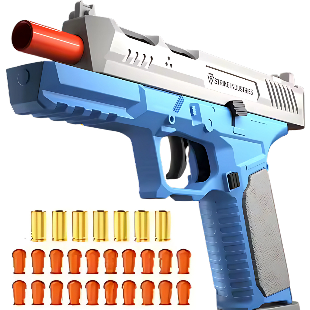 Brinquedo lançador Pistola Glock G17 com munição realista