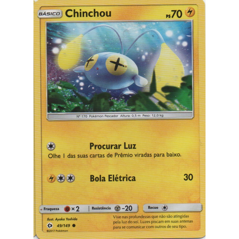 Chinchou - Pokémon TCG - Sol e Lua