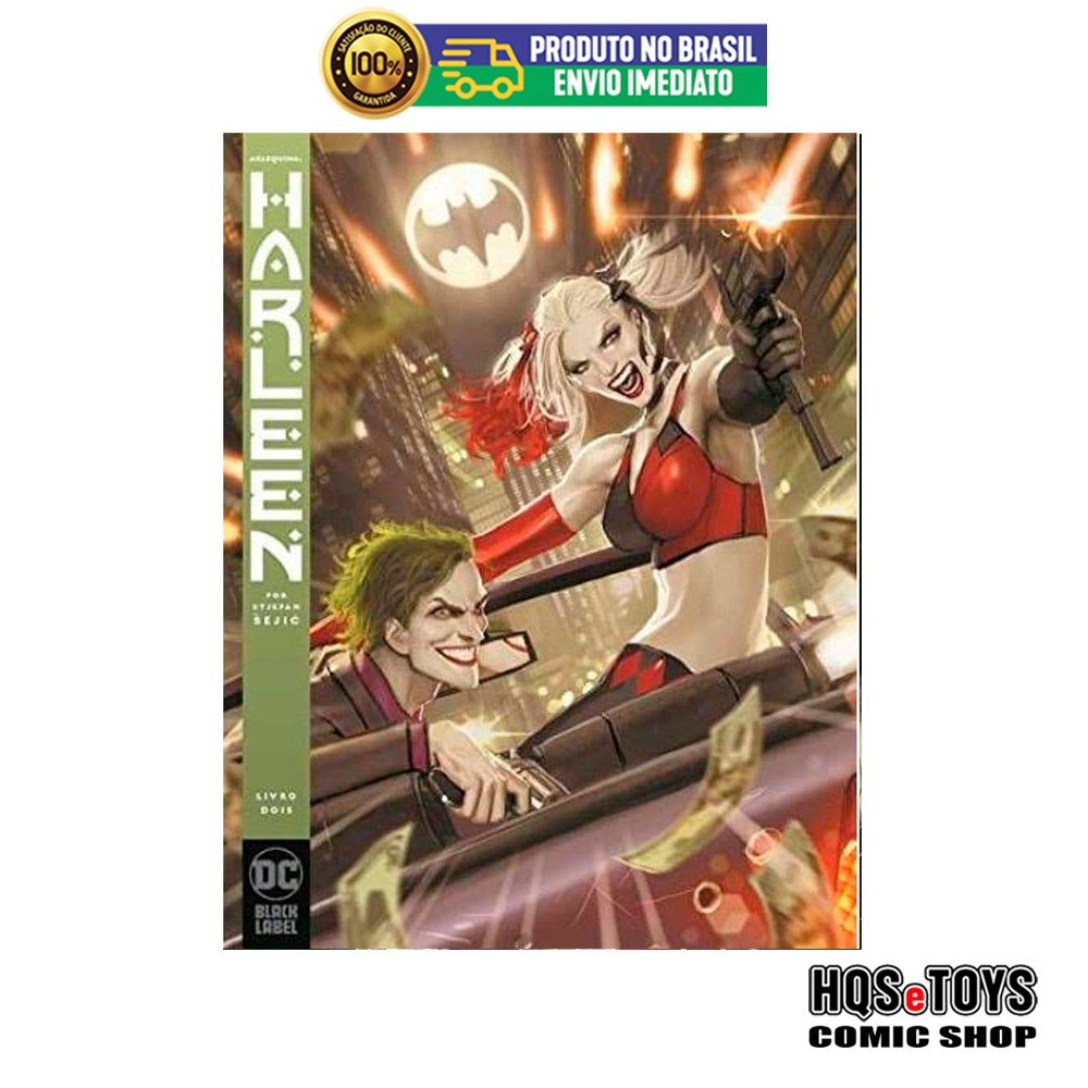 Harleen Livro 2 Volume Novo Batman DC Comics Black Label Panini hqsetoys