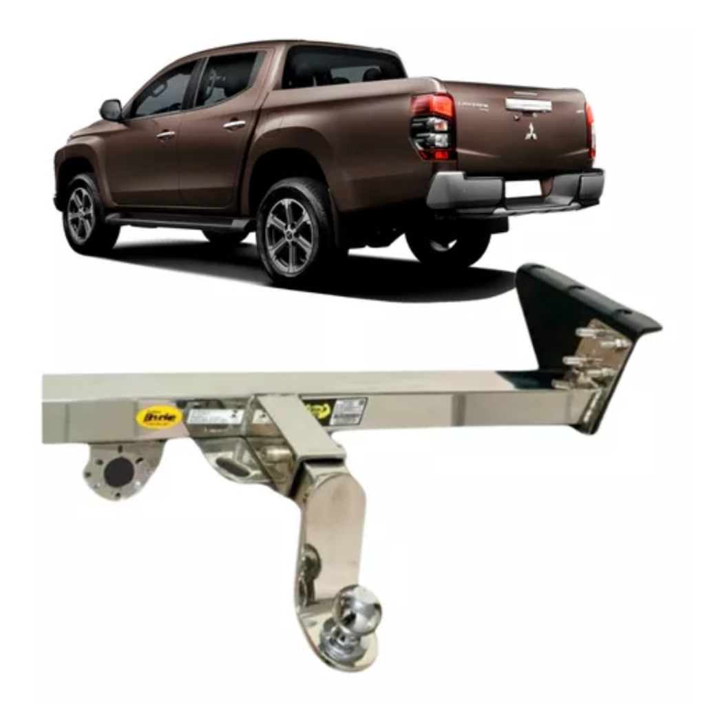 Engate Removivel Aço Inox Mitsubshi L200 Triton Sport 17/24 MI1014x