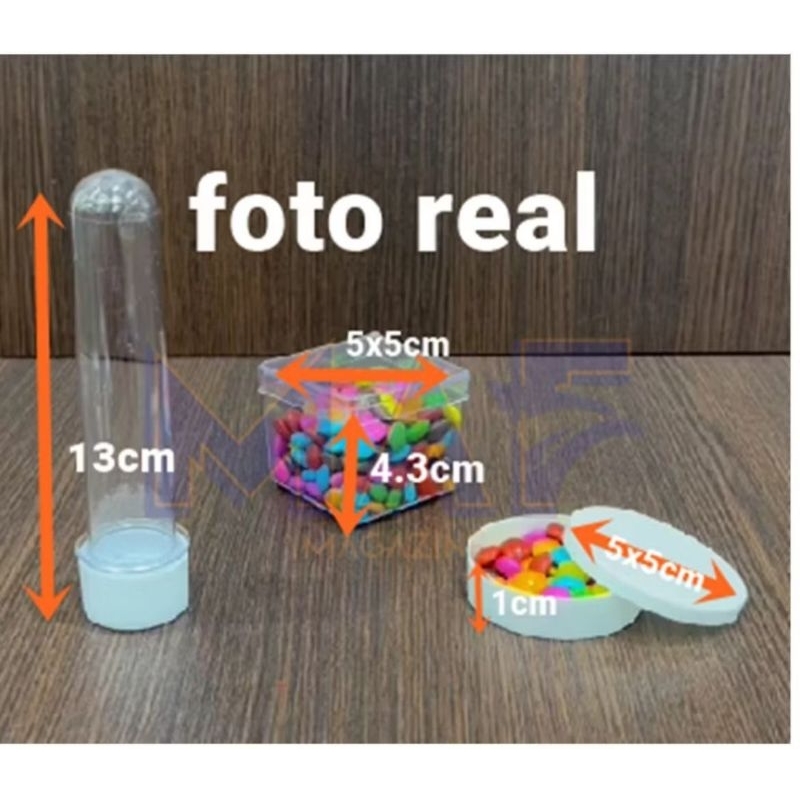 kit festa  itens - Caixinhas acrilico 5x5  Latinhas e Tubetes- Lembrancinhas de aniversario