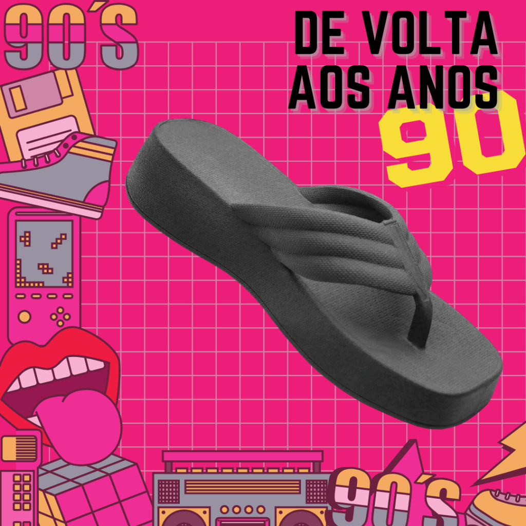 Tamanco Feminino Anabela Original Sandália Lançamento Conforto Leve Chinelo De Dedo Plataforma Verão