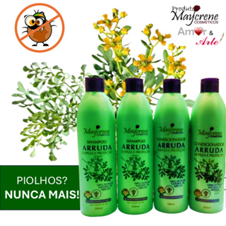 💚 Kit Duplo Arruda com 2x Shampoo✔️ 2x Condicionadores ✔️Mata Piolho e ✔️Lêndeas - Maycrene em Oferta na Shopee