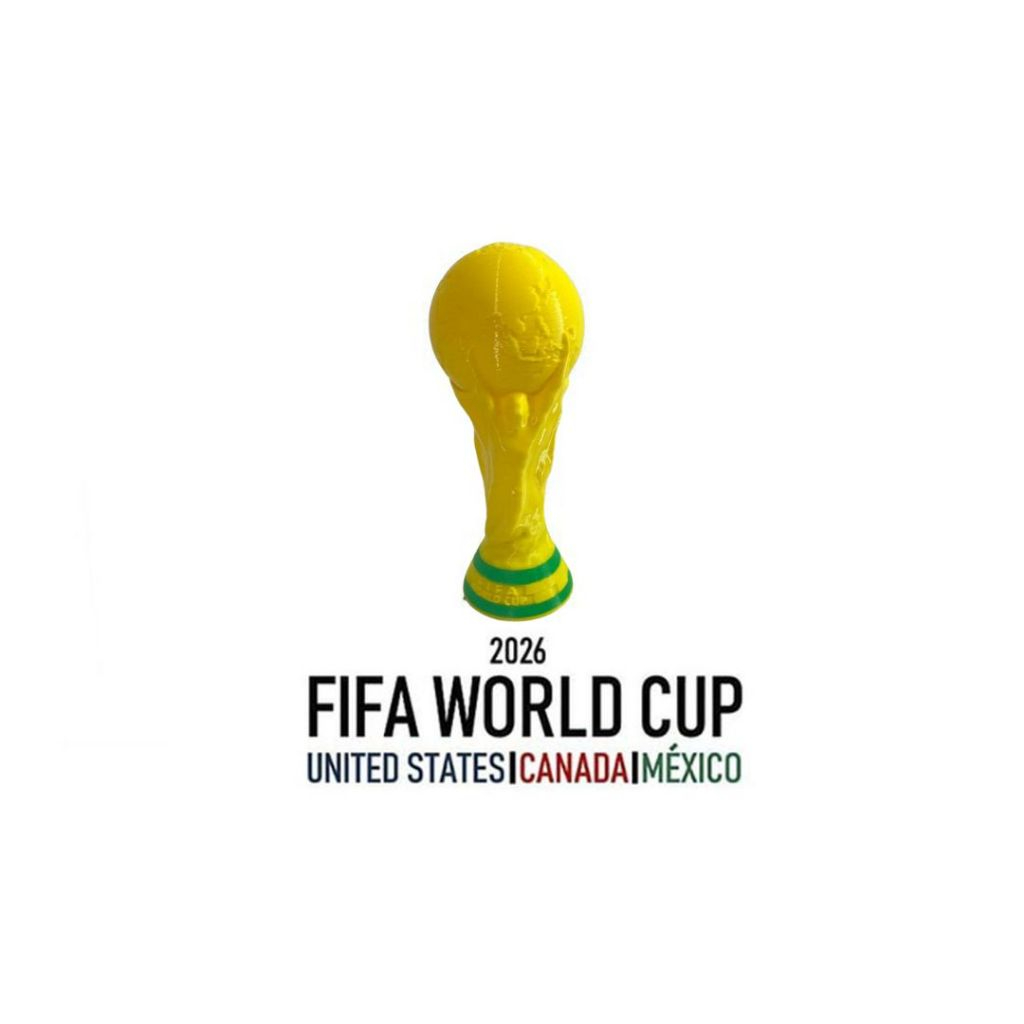 Taça da Copa do Mundo em 3D – Réplica da taça da Copa do Mundo