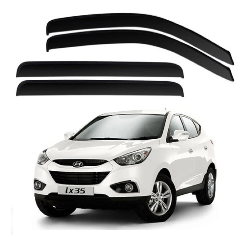 Calha de Chuva Original Hyundai IX35 4 Peças Ano 11 a 17 | Qualidade Premium | Envio Rápido em Oferta na Shopee
