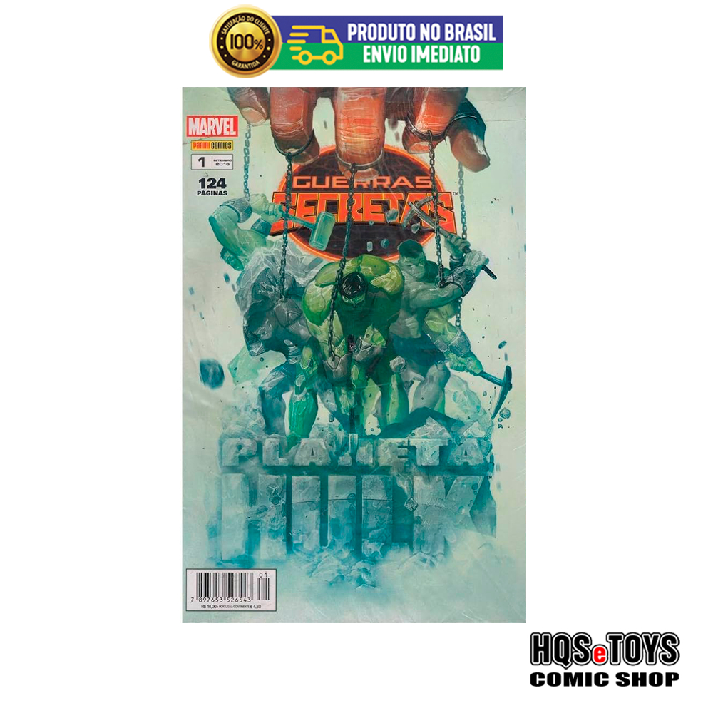 Guerras Secretas Hulk Planeta Hulk 124 páginas encadernado Marvel Editora Panini HQ hqsetoys