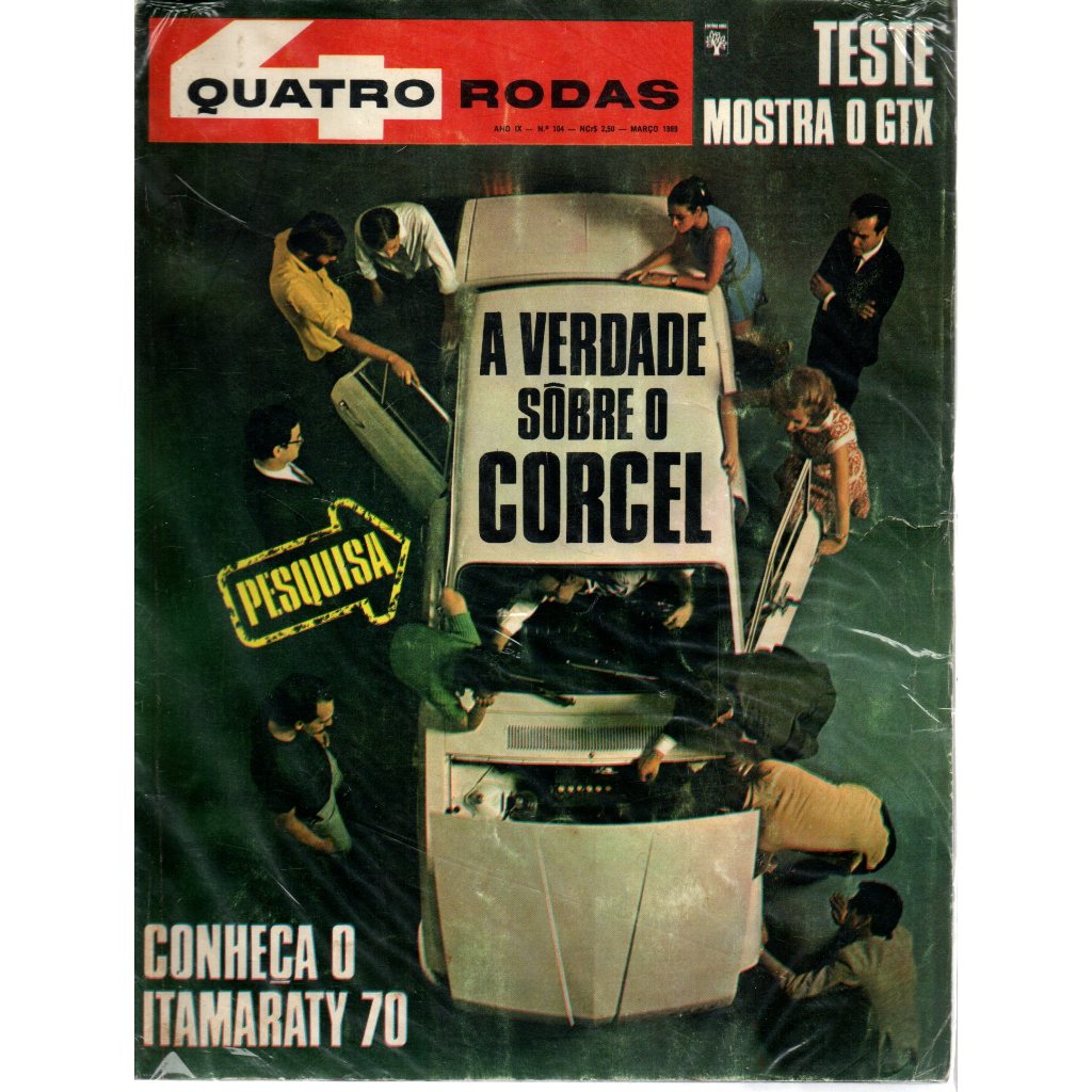 Revista Quatro Rodas, Ano 09, N 104, Março 1969