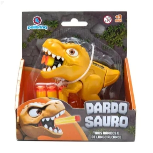 Brinquedo Lança Dardos Dinossauro Dardo Sauro Cores Sortidas E Policial Lança Dardos Nerf Brinquedo