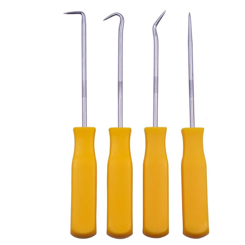 Kit 4 Peças Mini Pegadores Para Anéis O-ring Vedações Aço