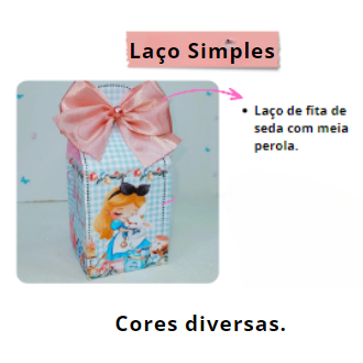 Laço Simples Com Meia Perola