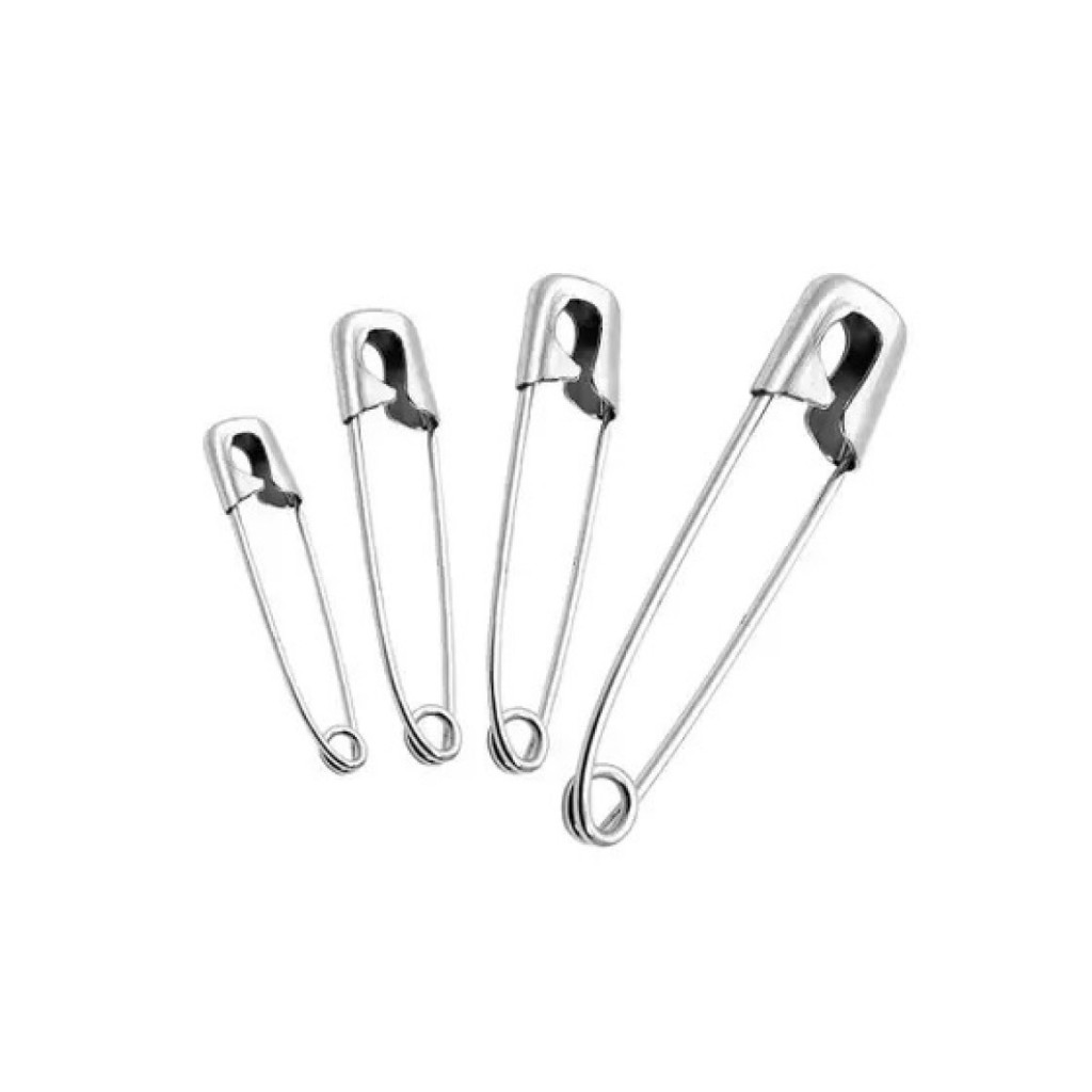 Alfinete de Segurança Niquel - Pacote com 100 unidades Alfinete de Segurança Niquel - Pacote com 100 unidades