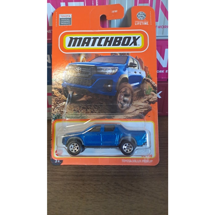 Matchbox Toyota Hilux Pickup - Azul 2024
