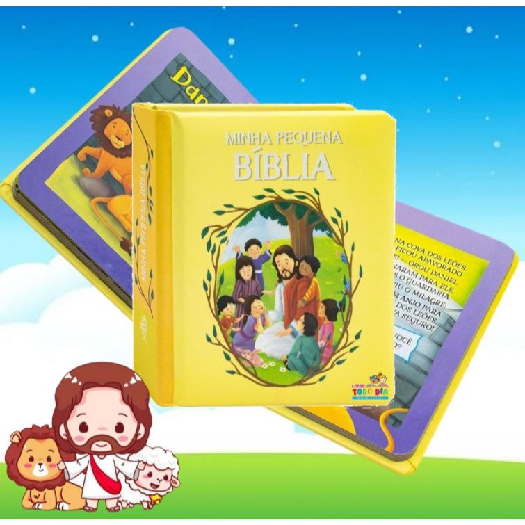 MINHA PEQUENA BÍBLIA - nova capa amarela-SBN EDITORA em Oferta na Shopee