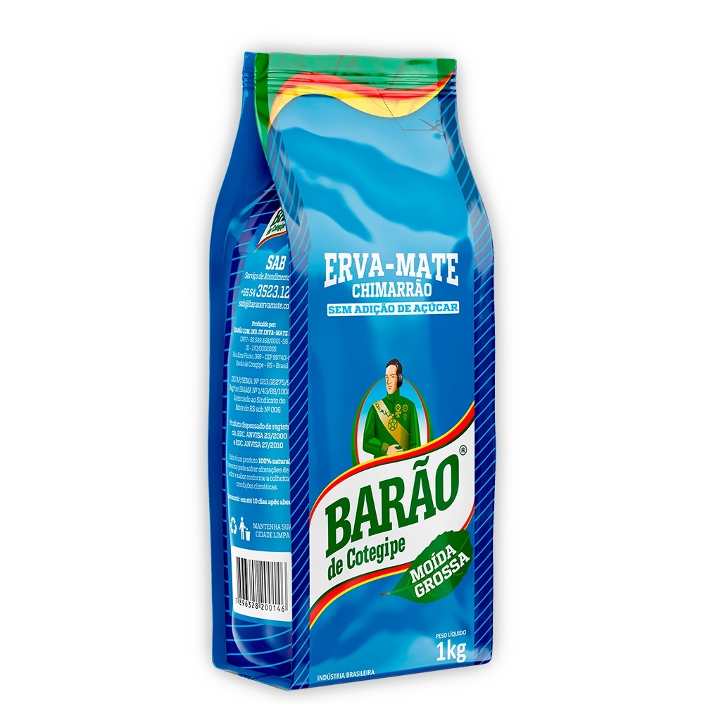 Erva-mate Moída Grossa Barão de Cotegipe 1kg