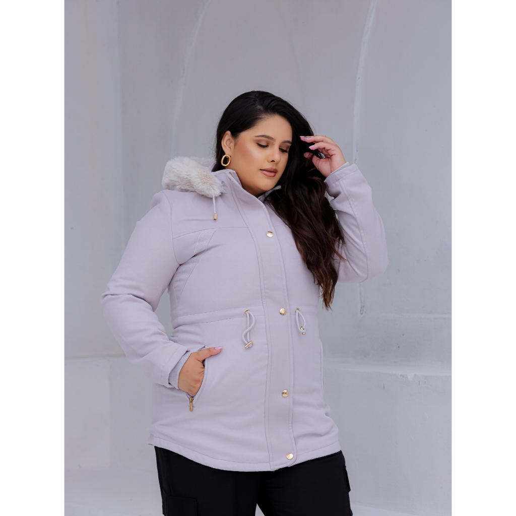 Jaqueta Feminina Peluciada por Dentro - Comprar com Melhor Preço em Jaquetas, Casacos e Coletes