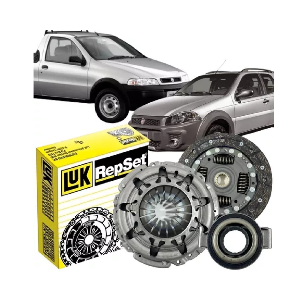 KIT EMBREAGEM DOBLO 1.3 IDEA STRADA PUNTO PALIO FIRE 1.4 FIORINO IDEA PUNTO SIENA  -  0RIGINAL LUK