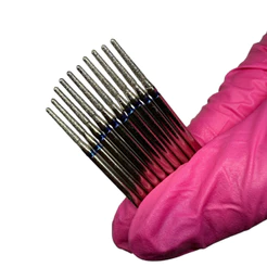 Kit 5/10 Brocas Ponta Diamantada 718 Profissional Unha Acrigel