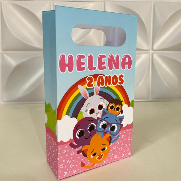 Sacolinha Bolofofos Sacola Surpresa Lembrancinhas Personalizadas Com Nome e Idade