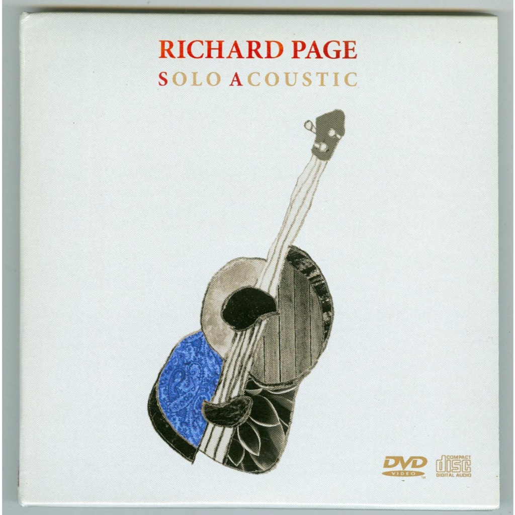 CD DVD Richard Page Mr. Mister - Solo Acoustic Original Importado