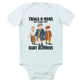 Body Peaky Blinders Traga o mamá por ordem dos Peaky Babys 100% Algodão em Oferta na Shopee
