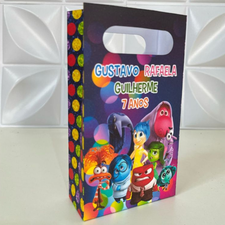 Sacolinhas Personalizadas para Lembrancinhas - Divertidamente - Sacolinha Surpresa