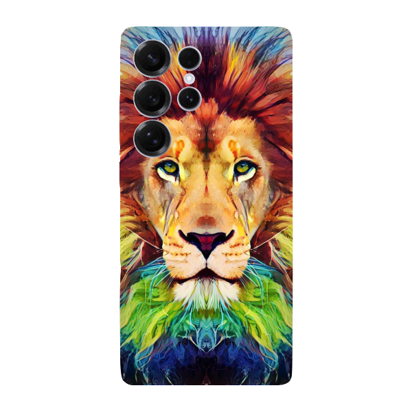 Capinha para Samsung S25 Ultra Anti Impacto Personalizada - Leão Aquarela
