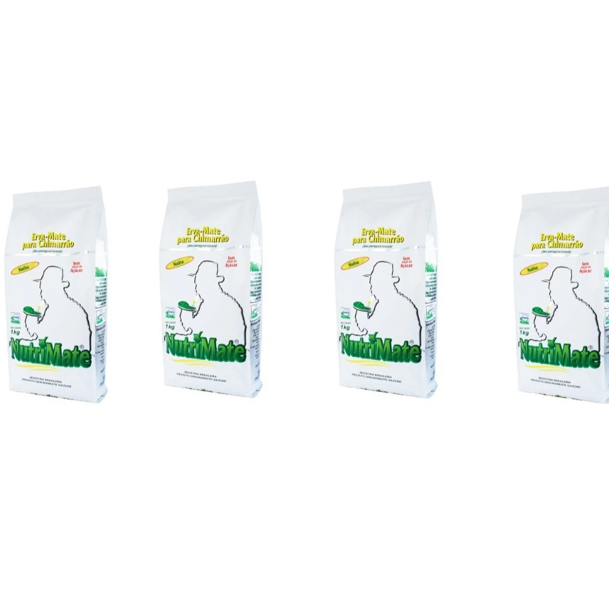 Kit 04 pcts Erva-Mate Nutrimate Nativa – 1kg cada