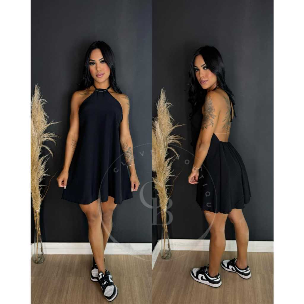 Vestido Costa Nua Alcinha Frente Única Soltinho Sexy e Elegante em Oferta na Shopee
