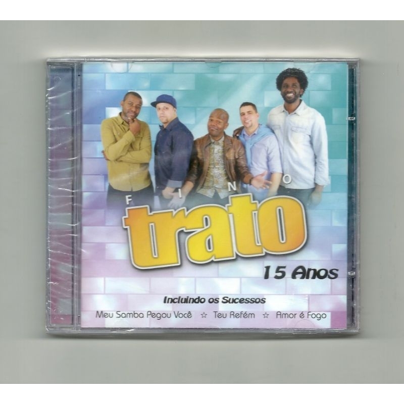 CD - Fino Trato (15 anos) - Nacional  - Novo/Lacrado  - s/d - gênero: samba, compilação