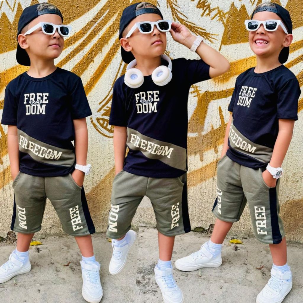 Conjuntos Infantil Juvenil Diversos Verão Lançamento Top Camisa Bermuda Roupa Menino 2 ao 14 anos em Oferta na Shopee