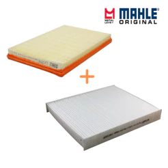 Kit Filtro Ar + Filtro Cabine Ar Condicionado VW Fox 1.0 2009 2010 2011 2012 2013 Original Mahle