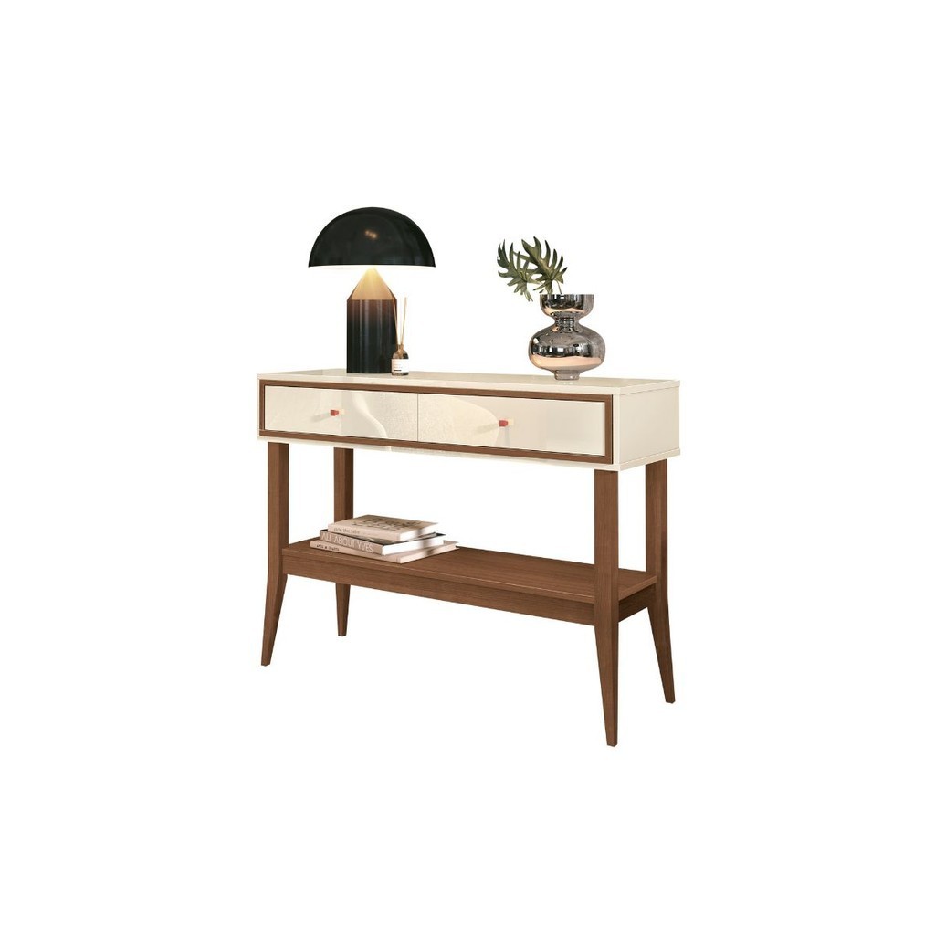 Aparador Buffet Balcão Bari Hall E Sala De Estar Com 2 Gavetas Edn em Oferta na Shopee