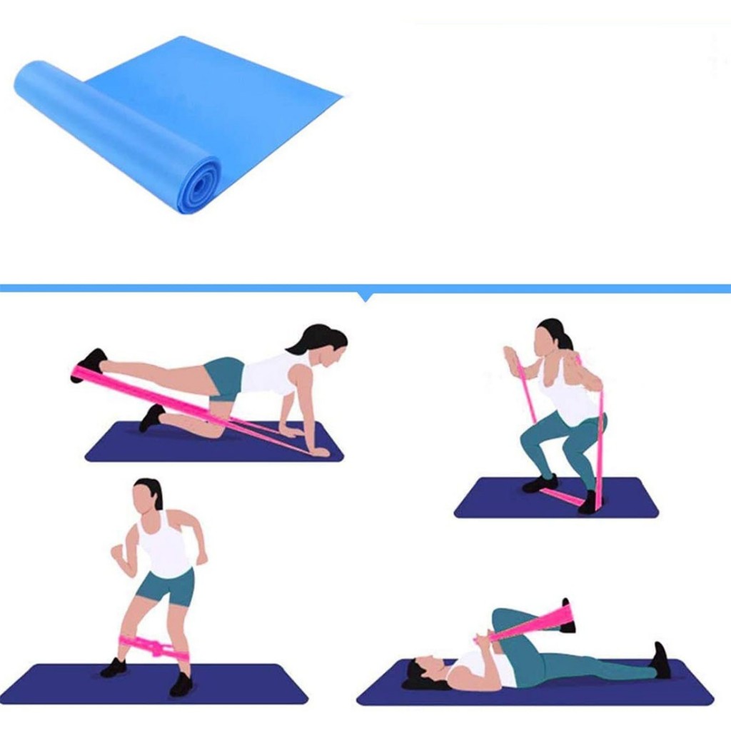 Faixa Elástica Fisioterapia Academia Thera Band Para Exercícios Multifuncionais
