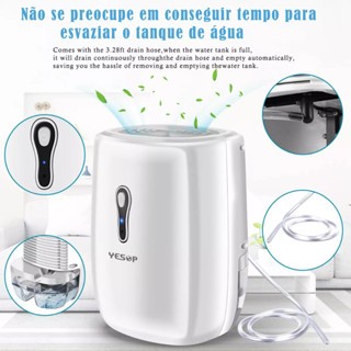 800ml Ambiente Antimofo Desumidificadores Eletrico Desumidificador De Ar 127v/220v Bivolt Yesop em Oferta na Shopee