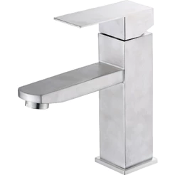 Torneira Banheiro Inox Lavabo Misturador Monocomando Luxo