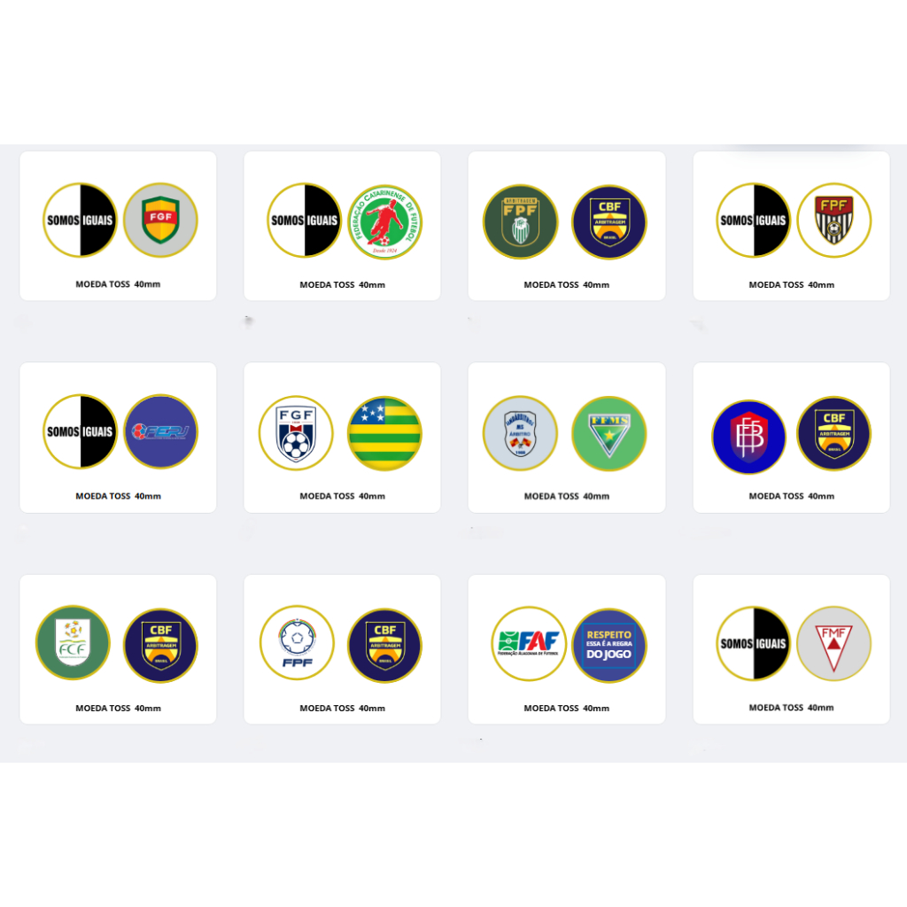 MOEDA TOSS FUTEBOL